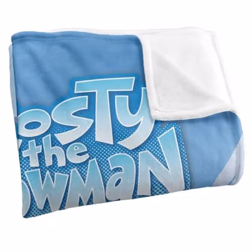 Warner Bros. Frosty The Snowman Kids Silky Touch Super Soft Fleece Throw Blanket, Blue/Multicolour, W/D/H: 91 x 147 cm – 3