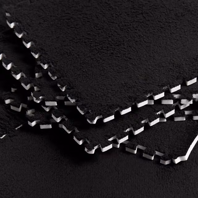 OHS 9 Piece Interlocking Teddy Tiles in Black