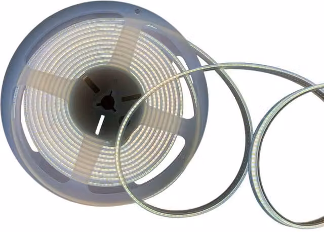 ENER-J 24V COB LED Strip Lights, 30m Roll, 6000K Cool White, IP65 Waterproof, White – 1