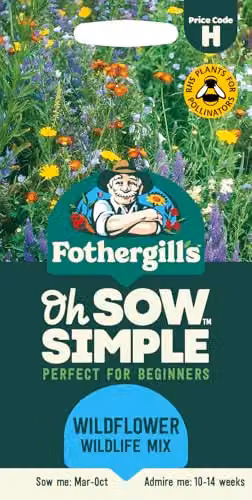Mr Fothergill's Oh Sow Simple Wildflower Wildlife Mix Multicolour Flower Seeds – 1