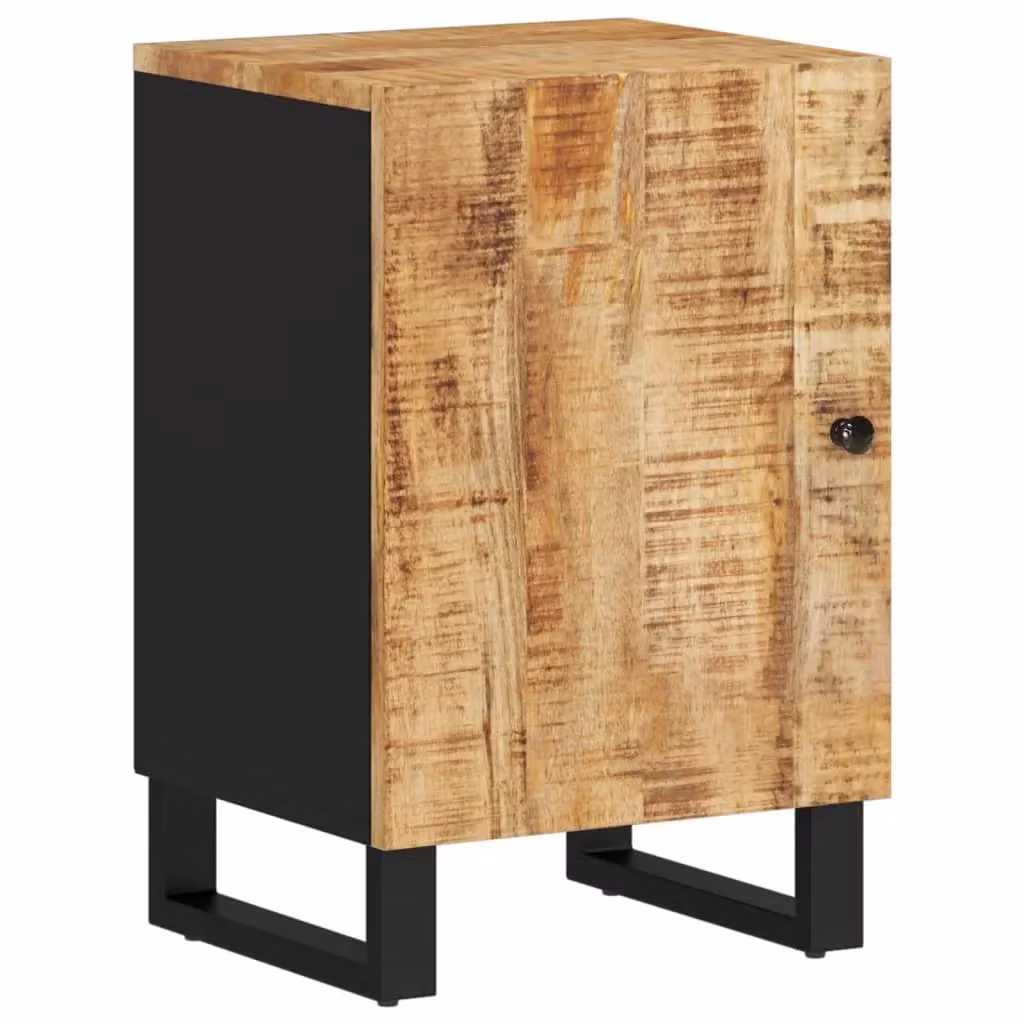 Berkfield Home Brown Mango Wood Bathroom Cabinet W/D/H: 38 x 33 x 58 cm – 2