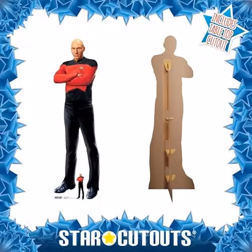 Star Cutouts Star Trek Captain Jean-Luc Picard Cardboard Cutout, Height: 176 cm – 3