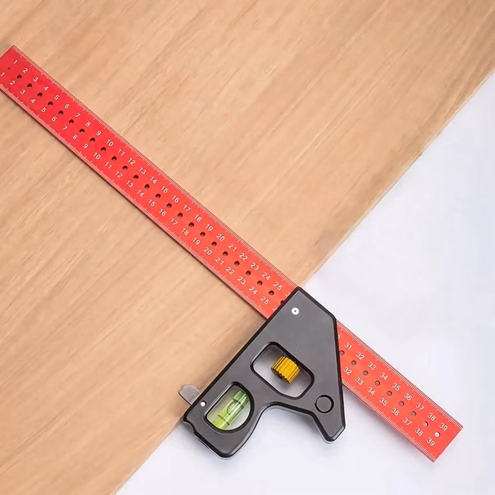 NESTLUNE Red Combination Right Angle Movable Square Ruler, W: 520 cm, H: 40 cm – 4