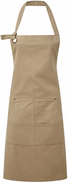 Premier Heavy Canvas Pocket Apron in Beige