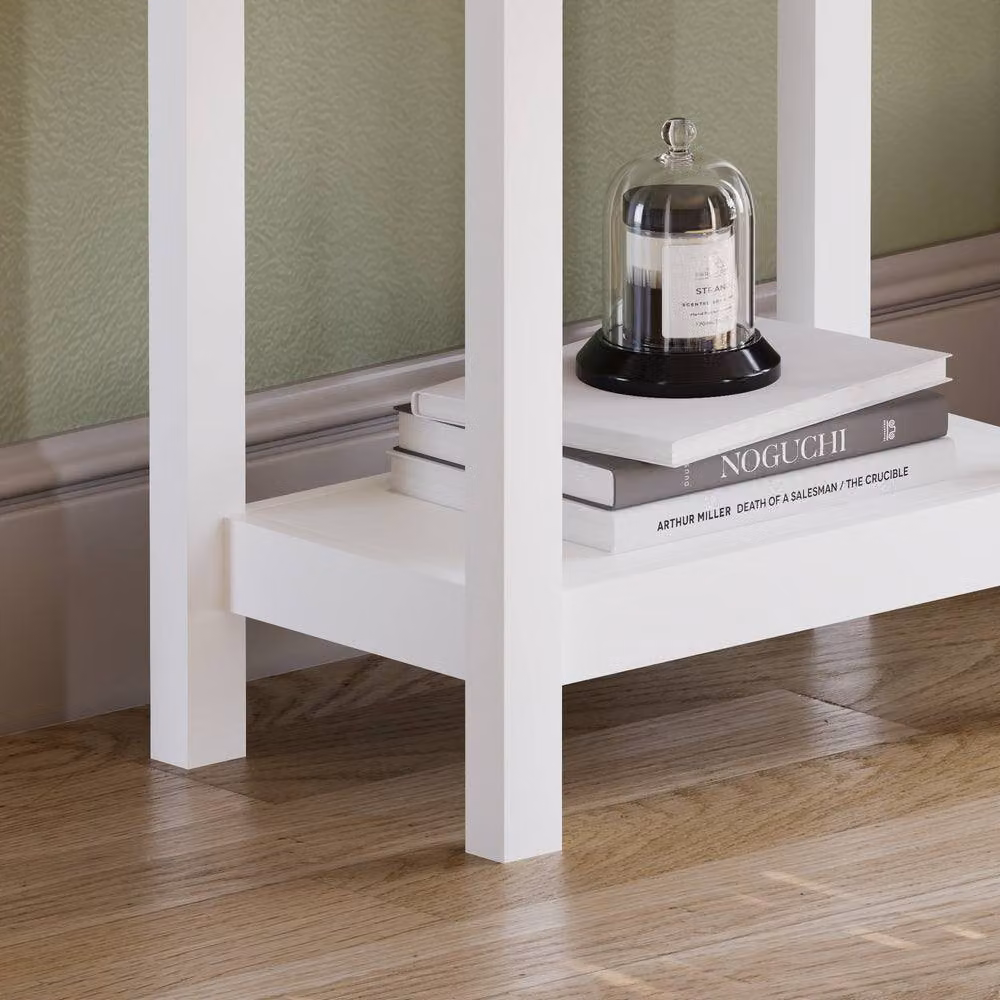 Vida Designs Arlington 1 Drawer Console Table in White – 4