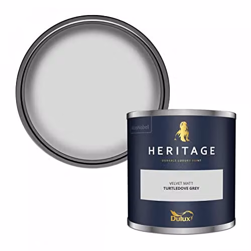Dulux Trade Heritage Velvet Matt Emulsion Turtledove Grey, 2.5 ltr