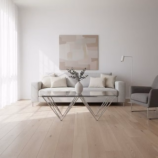 Interiors by Premier Allure Rectangular Glass Coffee Table with Triangular Base in Silver and Transparent