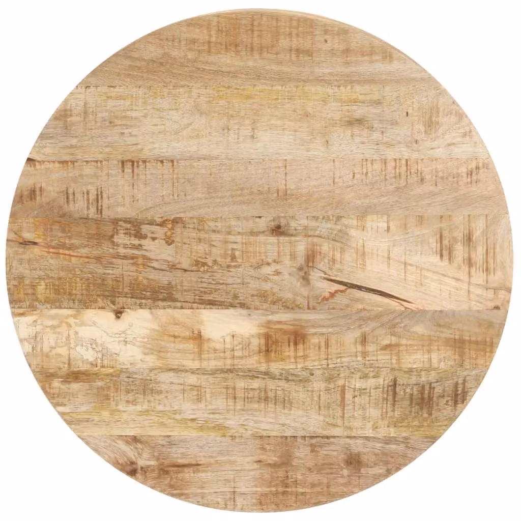 Berkfield Home Rustic Mango Wood Bistro Table, Brown, W: 60 cm, D: 60 cm, H: 76 cm – 2