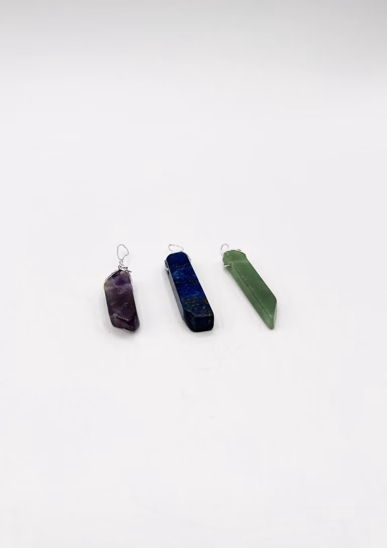 SVNX 20-Piece Crystal Christmas Tree Hanging Ornaments in Green, Blue and Purple