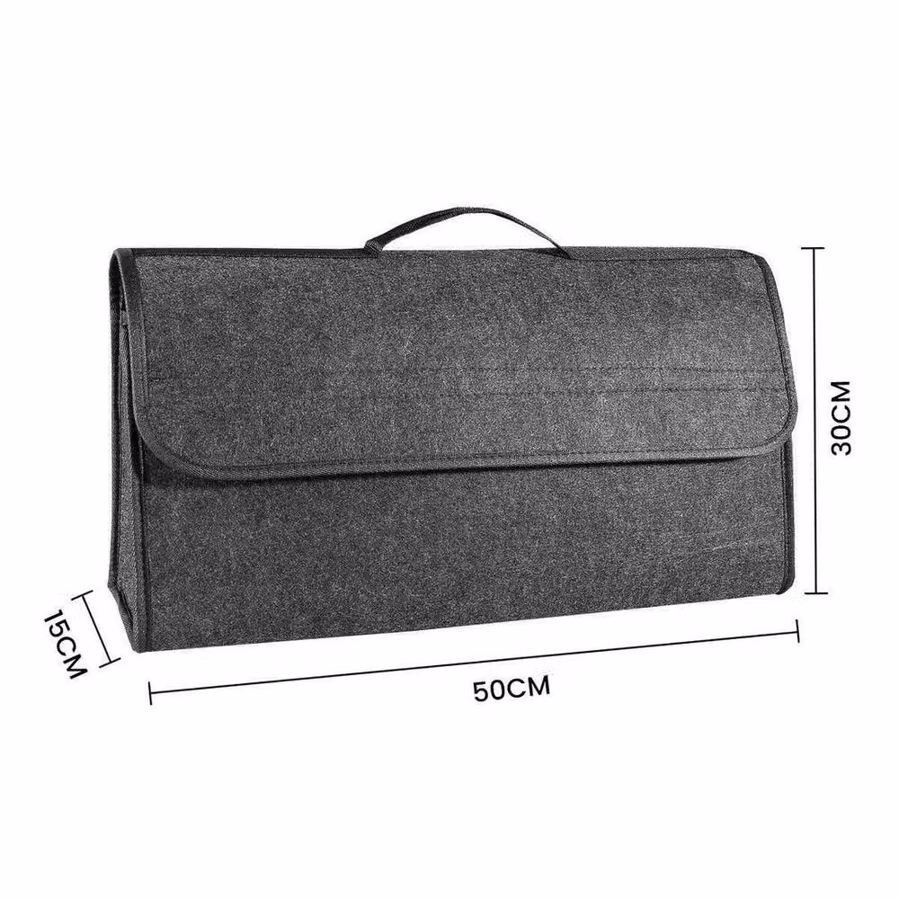 VOGREX Foldable Car Boot Storage Organiser in Grey – 2