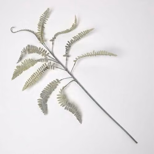 HOMESCAPES Artificial Royal Fern Branch in Green, 80 cm