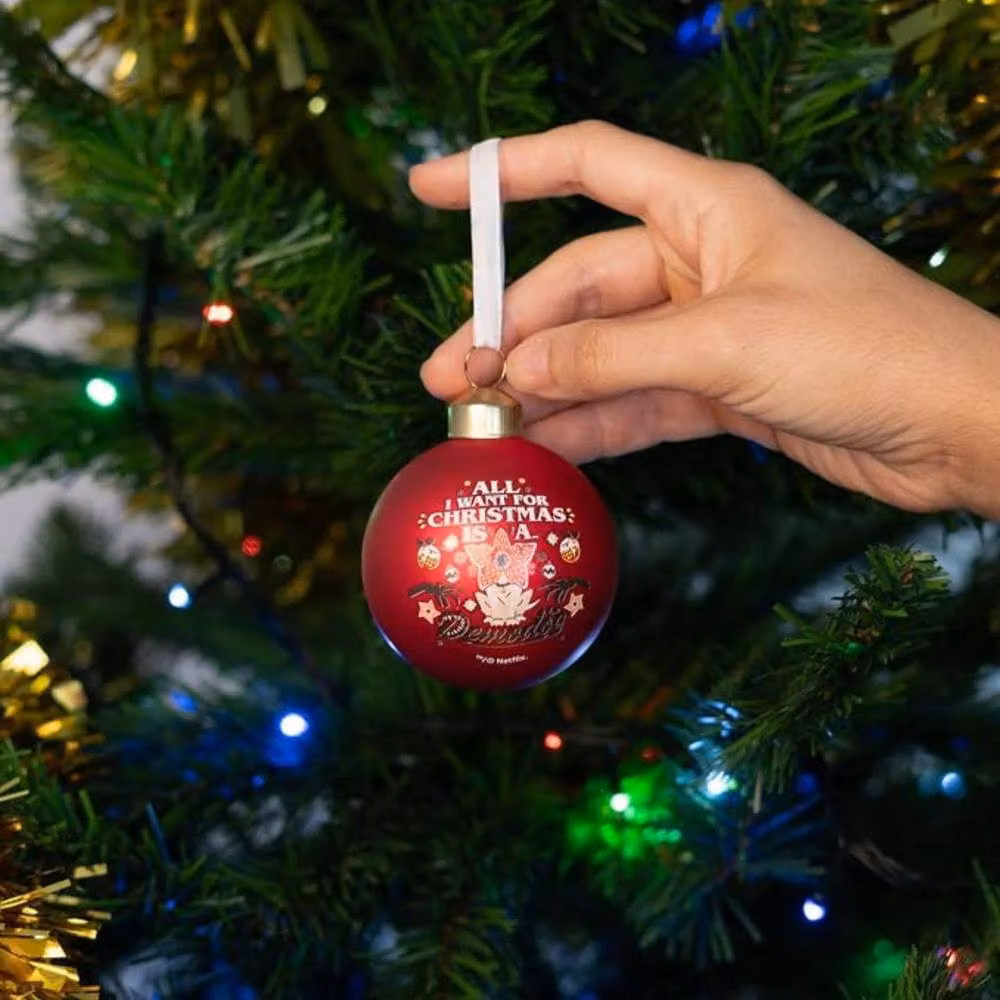 Grupo Erik Stranger Things Set of 4 Multicolour Glass Christmas Baubles – 4