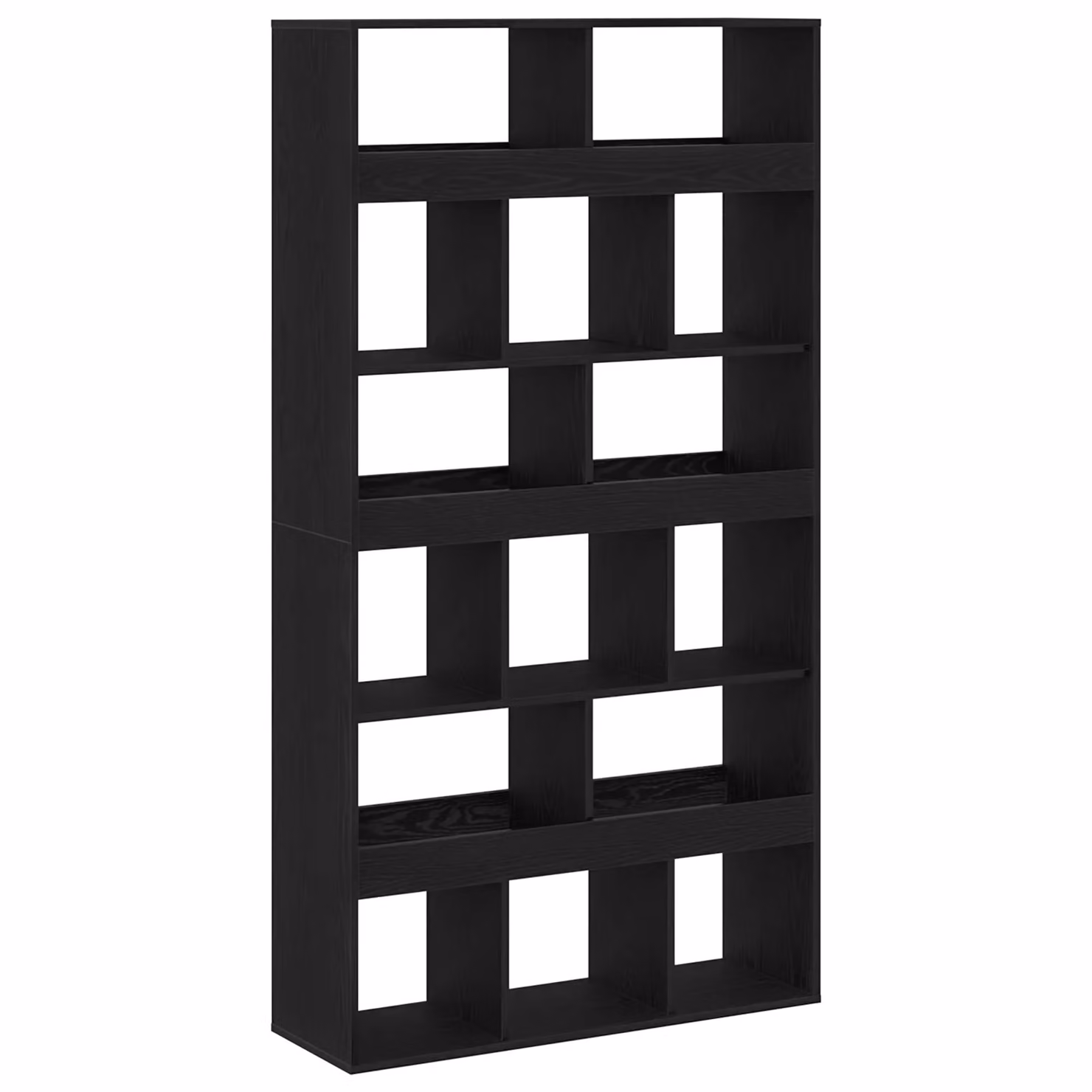 Berkfield Home Minimalist Plant Stand in Black Oak, W/D/H: 100 x 33 x 187.5 cm – 2