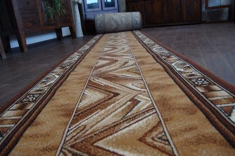 RugsX Bcf Opal Runner in Gold, W: 200 cm, L: 290 cm – 2
