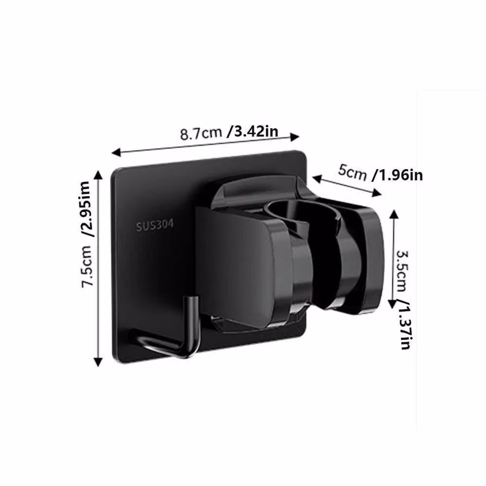 SPETLEK Wall Mounted Grey Shower Head Holder, Length: 100 cm – 2