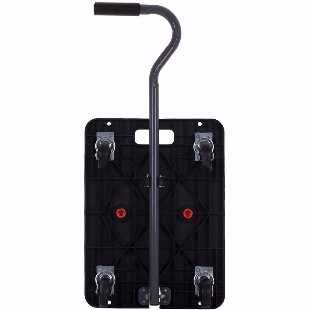 VOGREX Black Plastic Platform Hand Trolley with 200kg Capacity – 3