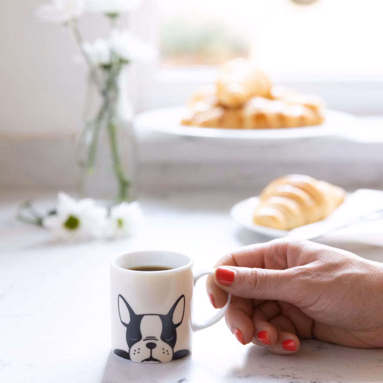 KitchenCraft White Porcelain Espresso Cup, 80 ml – 2