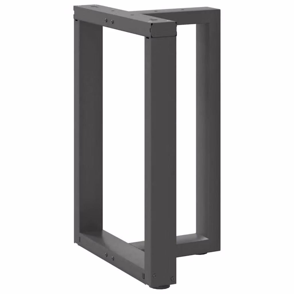 Berkfield Home T-Shaped Dining Table Legs, 2 Piece Steel Set in Anthracite and Black, W: 60 cm, D: 35 cm, H: 72-73 cm – 3