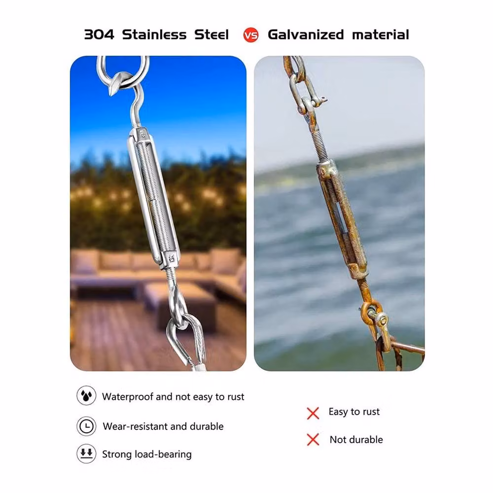 Spetlek 15m Stainless Steel Wire Trellis Tension System for Plant Climbing and Garden Support in Silver – 3