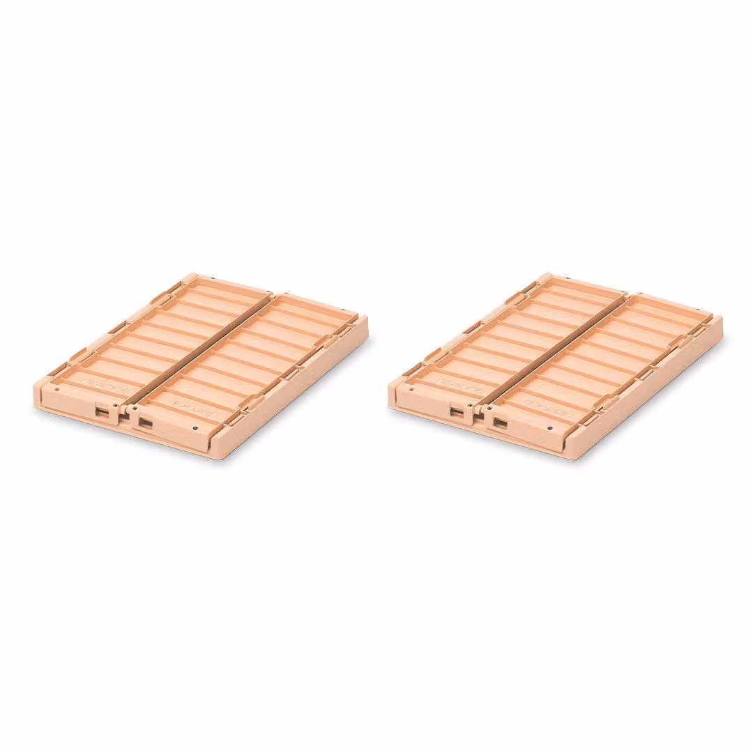 Liewood Weston Medium Storage Crate Set of 2 in Pink, W/D/H: 36.0 x 25.0 x 13.5 cm – 3