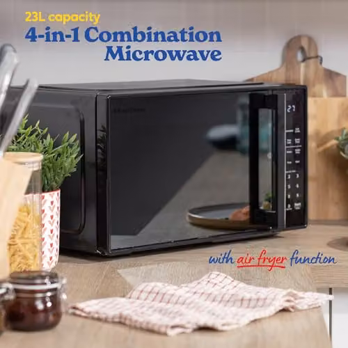 Russell Hobbs 4 in 1 Digital Combination Microwave 23L with Air Fryer Function, Convection and Grill, 900W, Black RHMTAF2302B – 2