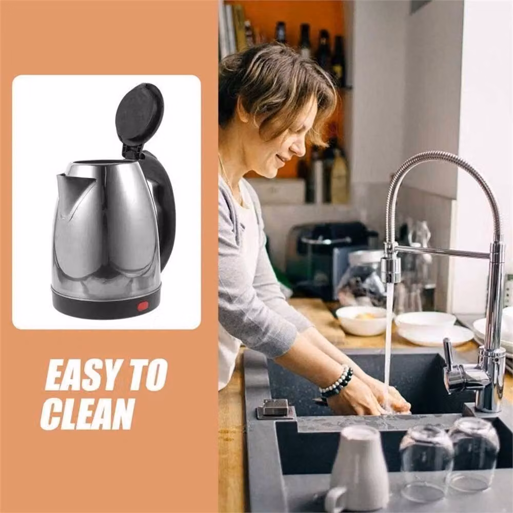 Nordara 2L Stainless Steel Cordless Electric Kettle with Auto Shut-off in Silver – 5