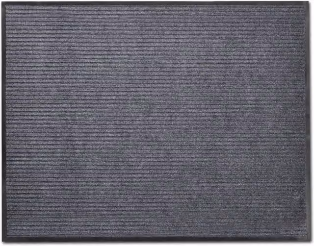 Berkfield Home Grey PVC Door Mats, 4 Pack, W: 90 cm, D: 60 cm