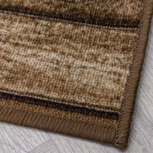 runrug Loop Pile Hallway Runner Rug in Brown, W/D/H: 180 x 80 x 0.54 cm – 3