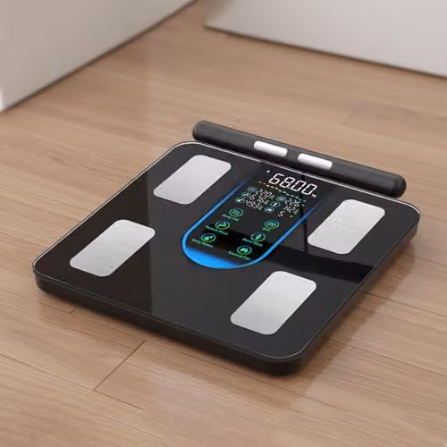 Centra Smart Digital Body Fat and BMI Bathroom Scale with Bluetooth and App Control, Black – 9