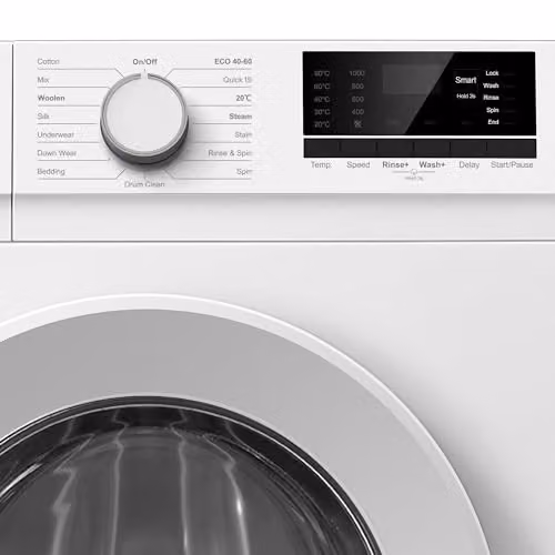 Montpellier MWM612W White Front Loader Freestanding Washing Machine with 6kg Capacity and 1200rpm Spin Speed – 3