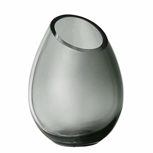 Blomus Drop Glass Vase in Grey, Height: 12.5 cm – 1