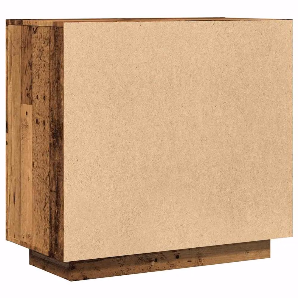 Berkfield Home Rustic Old Wood Sideboard in Brown, W/D/H: 80 x 40 x 75 cm – 5