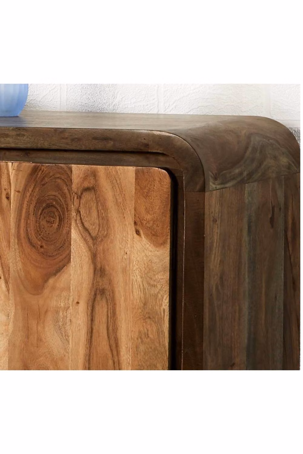 IH Design Auckley Industrial Acacia Wood and Metal Sideboard in Brown, W/D/H: 120 x 40 x 90 cm – 3