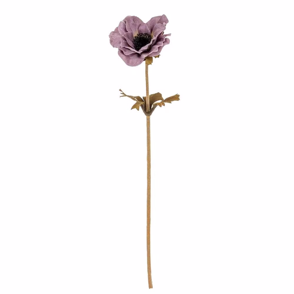 Hill Interiors Anemone Artificial Flower in Purple – 2