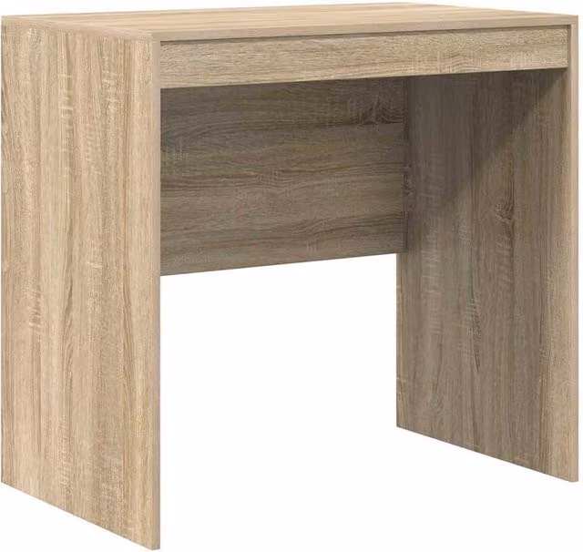 Berkfield Home Sonoma Oak Writing Desk in Natural Engineered Wood W/D/H: 80 x 50 x 76 cm – 1