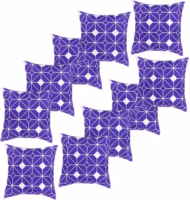 Gardenista Tangiers Purple Printed Water Resistant Outdoor Scatter Cushion