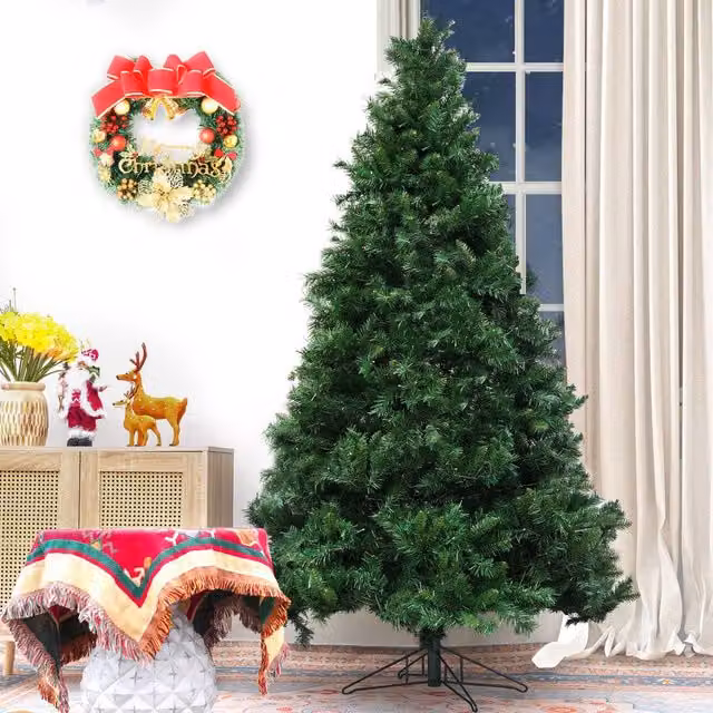 Direct Wicker Green 6FT Flame-Retardant Christmas Tree