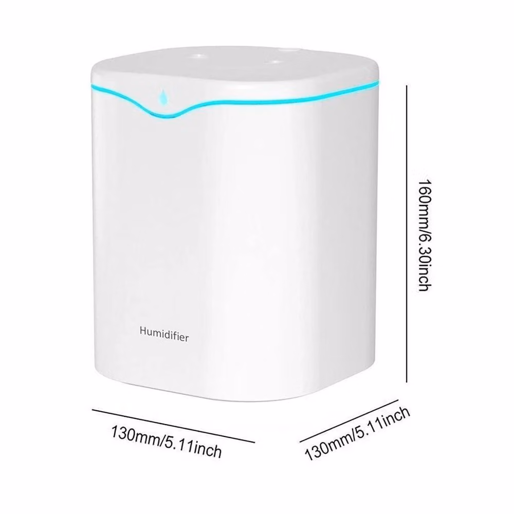 SPETLEK Air Purifier and Ultrasonic Essential Oil Diffuser with LED Aroma Light in White, W/D/H: 100 x 15 x 15 cm – 2