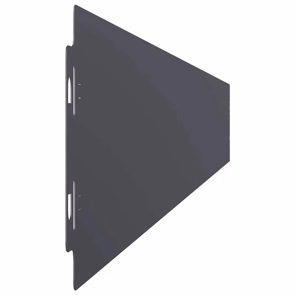 Berkfield Home Lawn Edgings, 10 Pieces, Anthracite, Cold-rolled Steel, 10 x 103 cm – 2