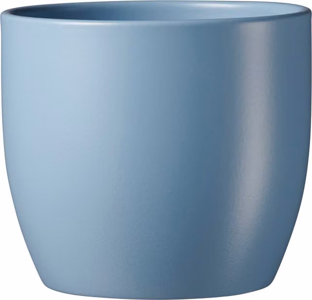 Soendgen Ceramic Basel Pot in Blue, 15 cm
