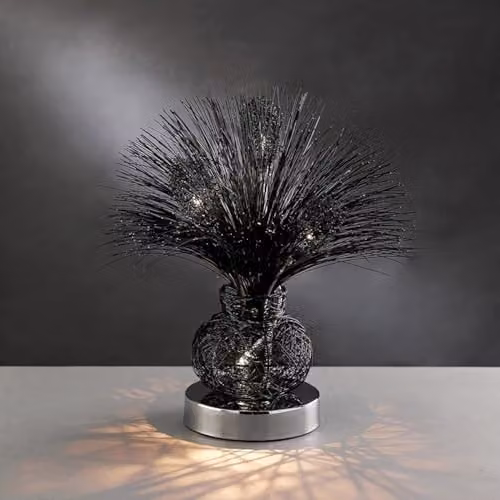 Netlighting Lenore 4 Light Table Lamp in Black and Chrome – 2