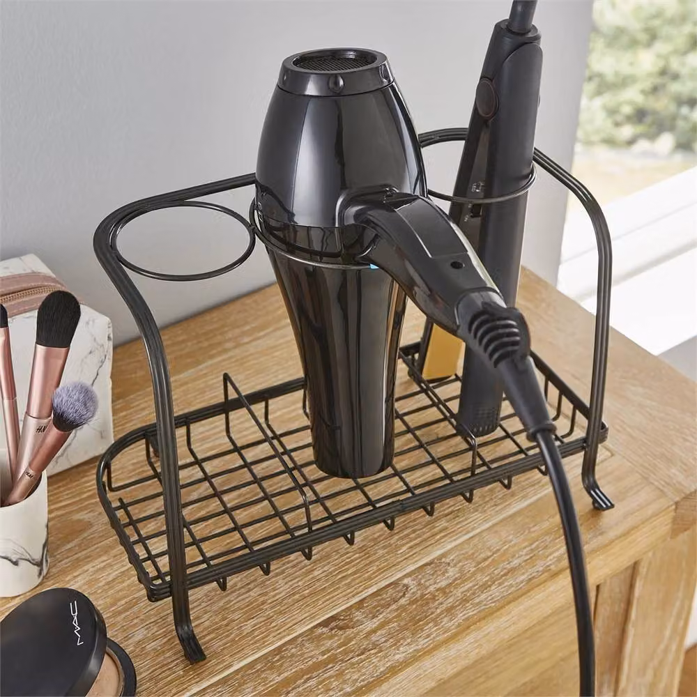 EONLION Black Metal Graphite Straighteners Holder Storage Rack – 3