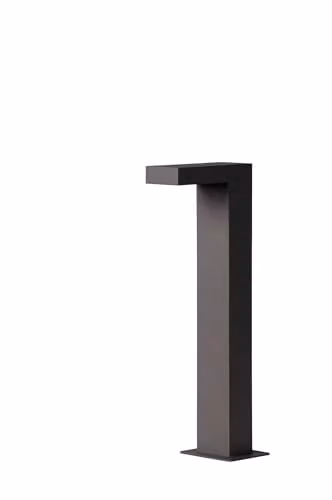 Lucide Texas Modern LED Garden Bollard Light, Aluminium, IP54, Black or Anthracite Grey – 1