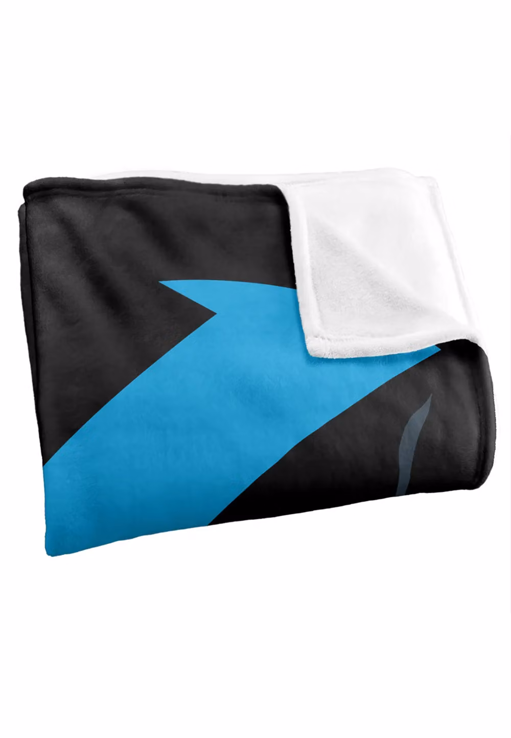 DC Comics Batman Nightwing Uniform Fleece Blanket in White, W: 152 cm, D: 127 cm – 2