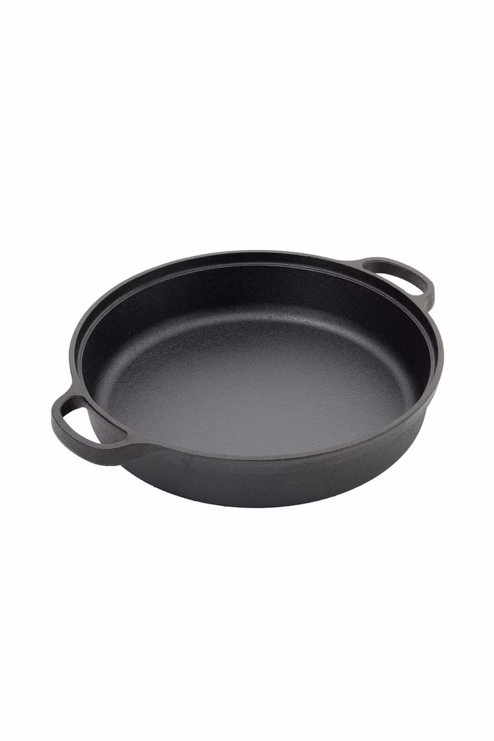 Living and Home 5.6L Dual-Handle Pre-Seasoned Round Cast Iron Braiser Pan in Black – 4