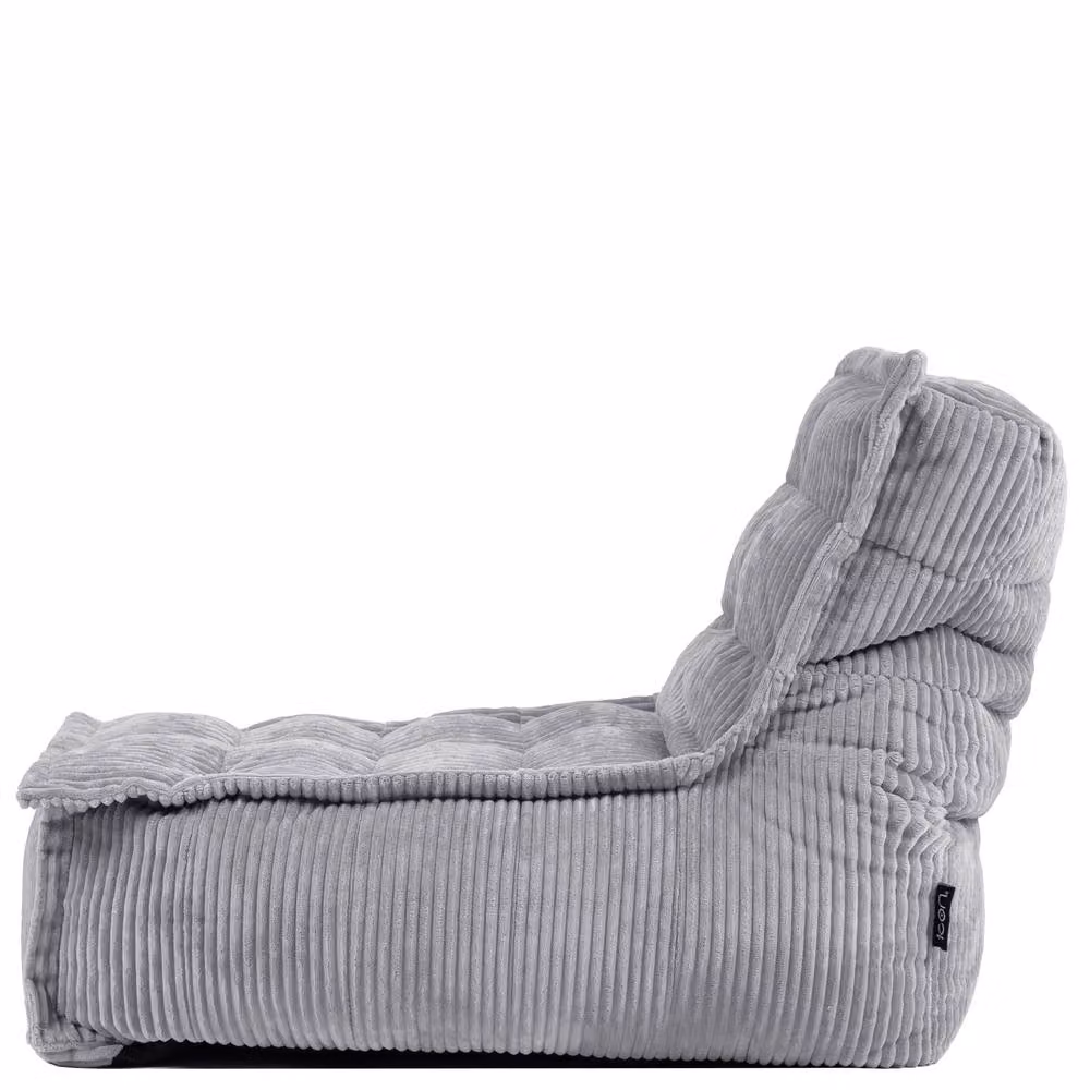 ICON Kids Dolce Jumbo Cord Lounger Bean Bag in Light Grey – 2