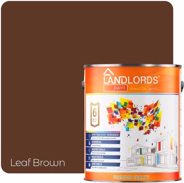 Landlords Paint Water Based Barn Paint in Leaf Brown, 20 l – 1