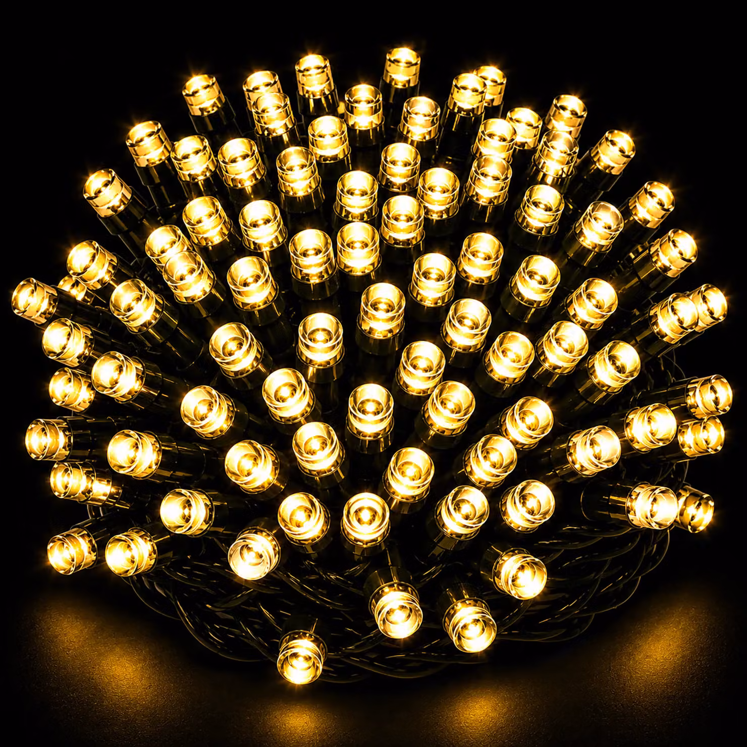 Simpa 100 LED Multi-Action Battery Operated String Lights in Yellow – 2