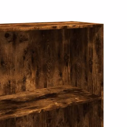 vidaXL Modern Bookcase in Smoked Oak, W/D/H: 60 x 30 x 189 cm – 4