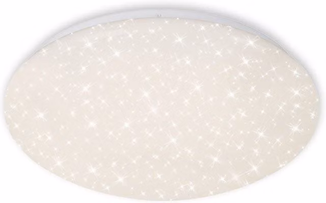 Briloner CCT Star Effect LED Ceiling Light, White, Dimmable with Remote Control, Diameter: 37.5 cm